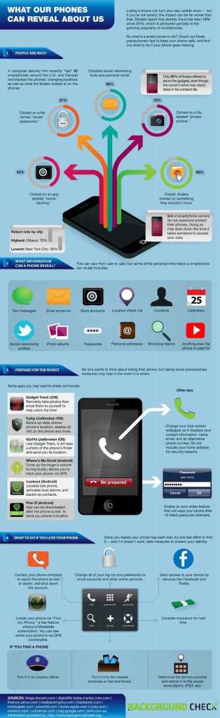 Smartphone Data Infographic